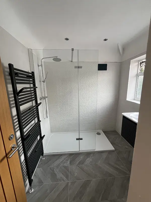 Bathroom after work